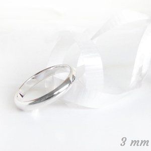 Real Sterling Silver Minimalist Solid Band Ring Stamped 925